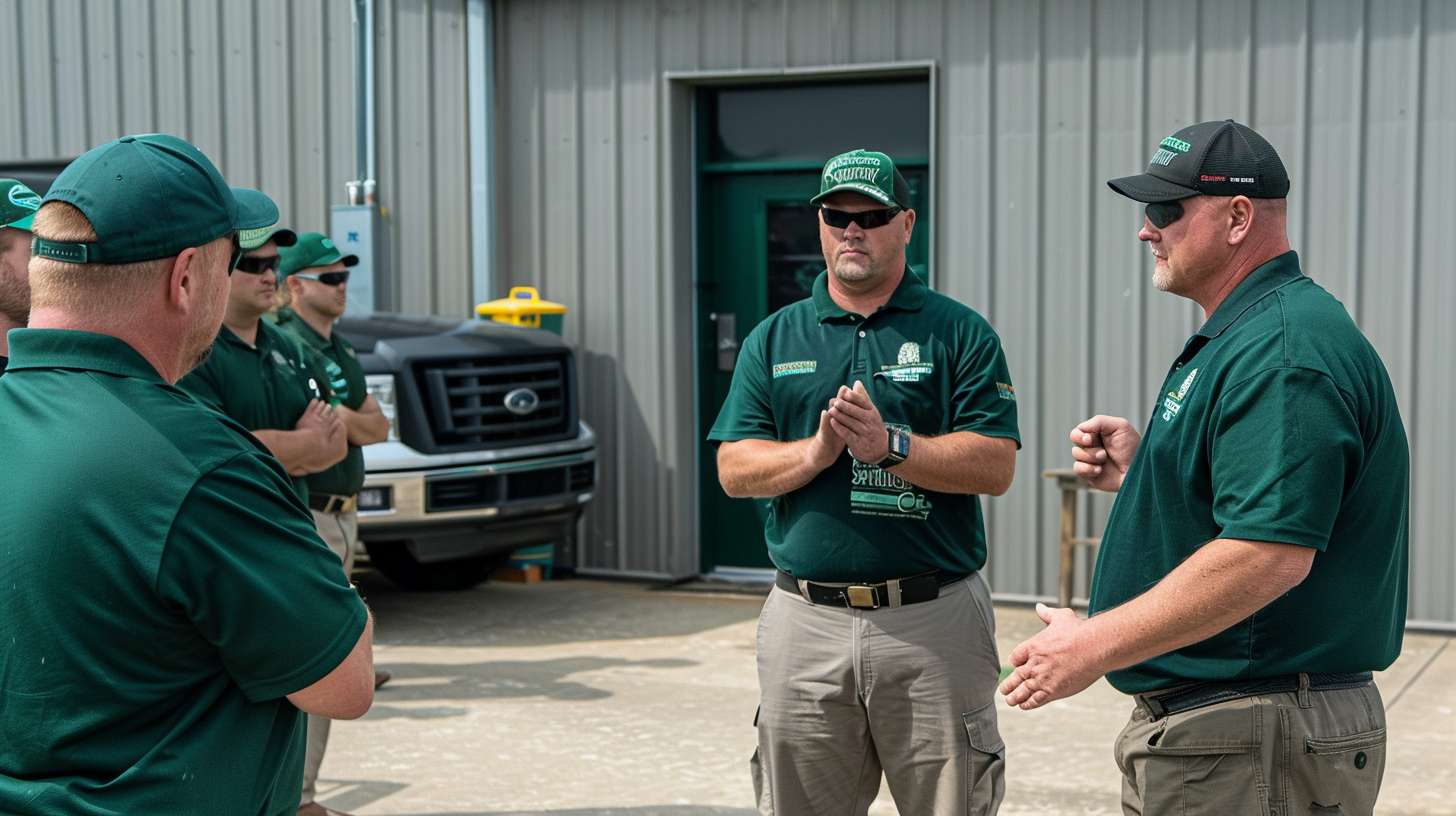 Professional roofer repairing flat roof leak with waterproofing materials in Nassau County