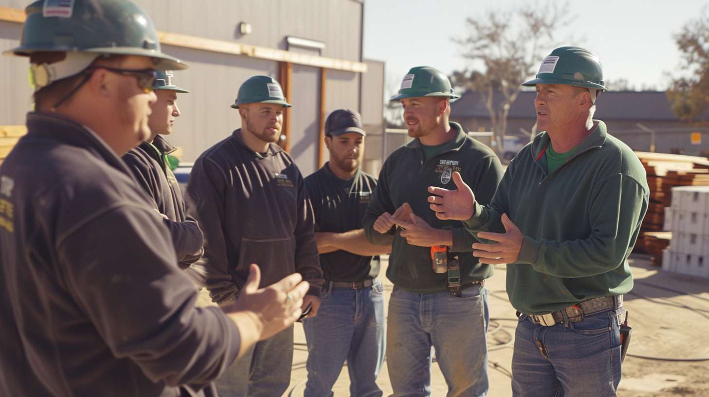 Professional roofer installing flat roofing materials on a Nassau County commercial building