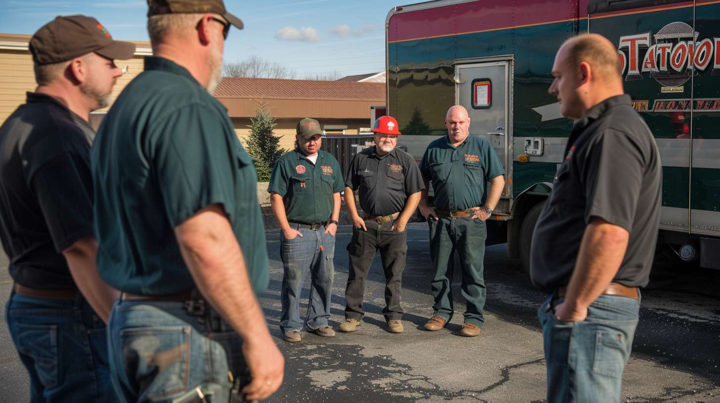 Professional contractor installing flat roof framing on a Nassau County residential home