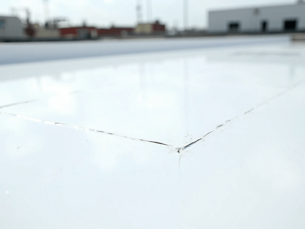 Platinum Flat Roofing Portrait image close up view of flat roof