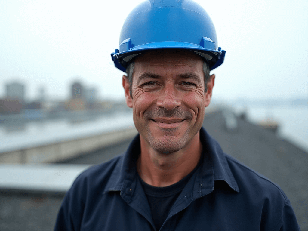 Platinum Flat Roofing Portrait Image of roofer