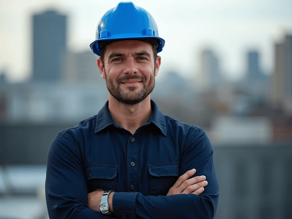 Platinum Flat Roofing Portrait Image of Engineer
