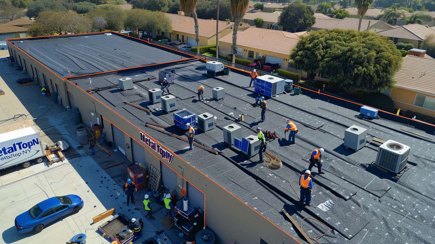 Professional skylight installation in flat roof by experienced technician in Nassau County