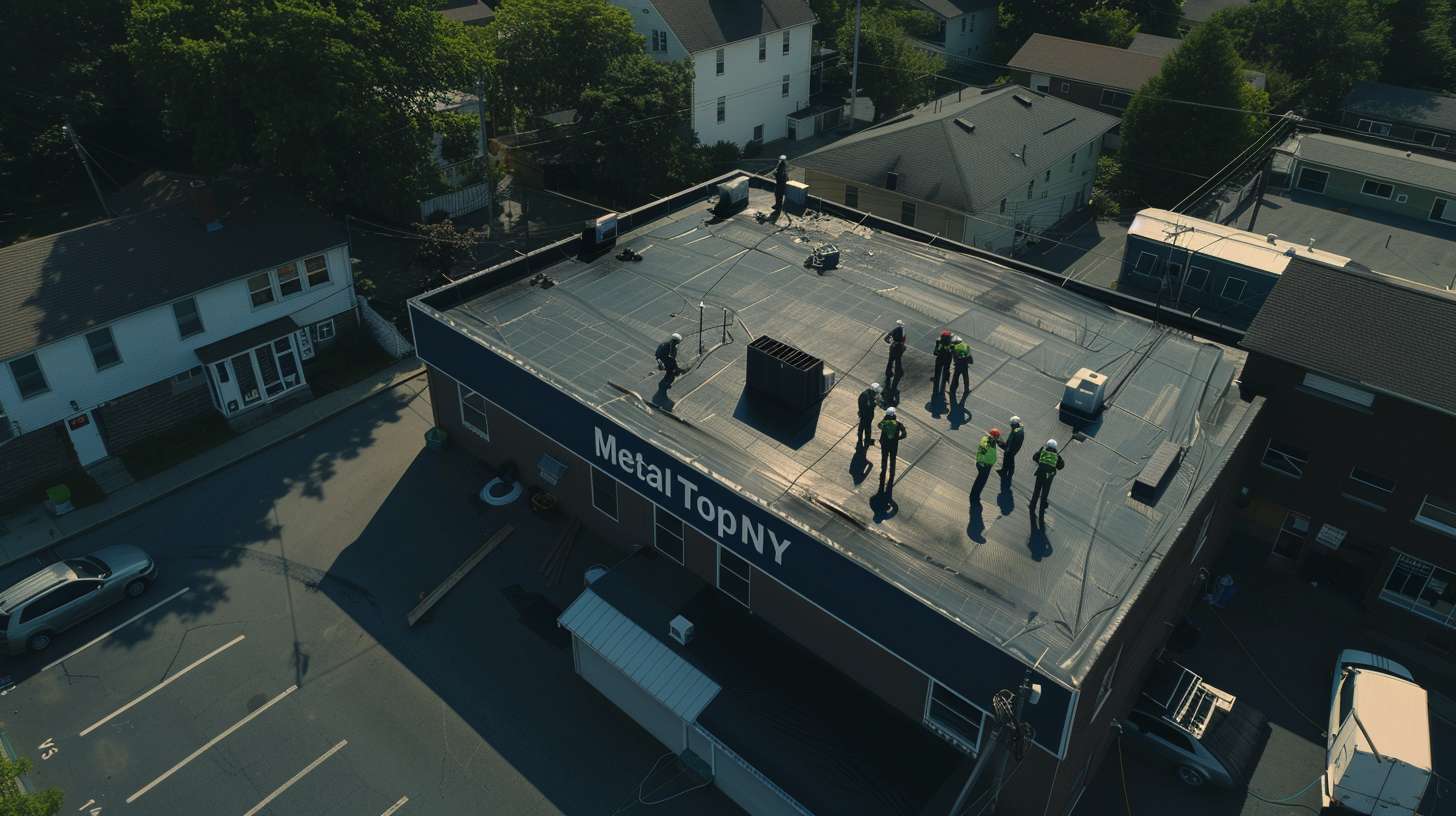 Professional flat roof railing system installed on Nassau commercial building with safety features Modern metal railing secured along flat rooftop edge in Nassau residential property Worker installing aluminum railing posts on flat roof surface following safety codes Close-up of stainless steel railing brackets mounted to flat roof parapet wall Complete flat roof railing installation showing posts, rails, and infill panels in Nassau Measuring tape and tools laid out for flat roof railing installation project Galvanized steel flat roof railing with cable infill system on Nassau building Contractor inspecting newly installed flat roof safety railing for code compliance Aerial view of flat roof with perimeter railing protecting rooftop access area Weather-resistant flat roof railing system withstanding Nassau coastal conditions