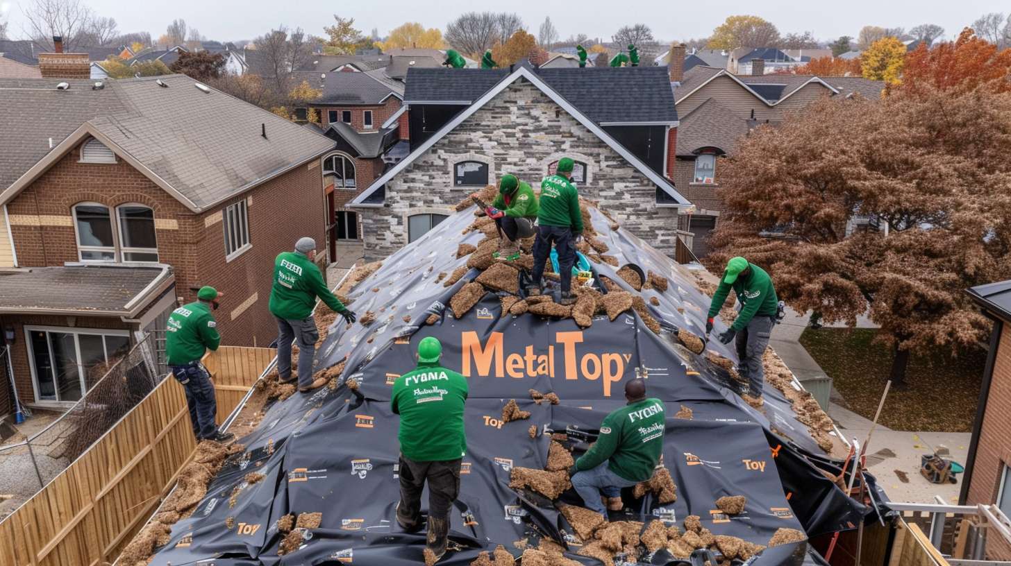 Professional flat roof installation on Hempstead commercial building with quality materials and expert craftsmanship