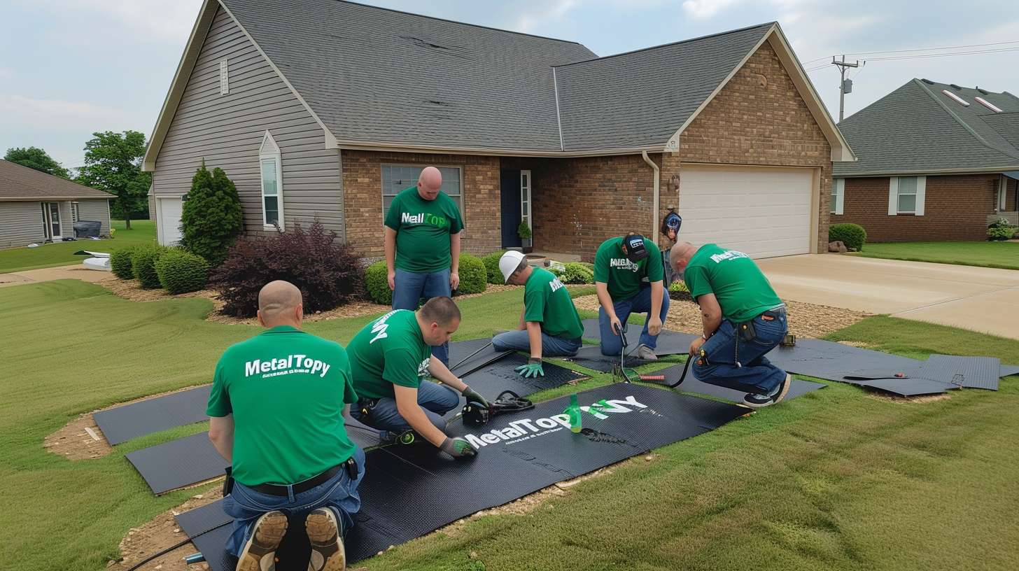 Professional flat roof installation team working on commercial building in Syosset Completed flat roof system with modern waterproof membrane Flat roof repair and maintenance services for Syosset properties Durable EPDM rubber roofing material for flat roof installation Commercial flat roof with proper drainage system installed Syosset roofing crew inspecting flat roof quality and workmanship