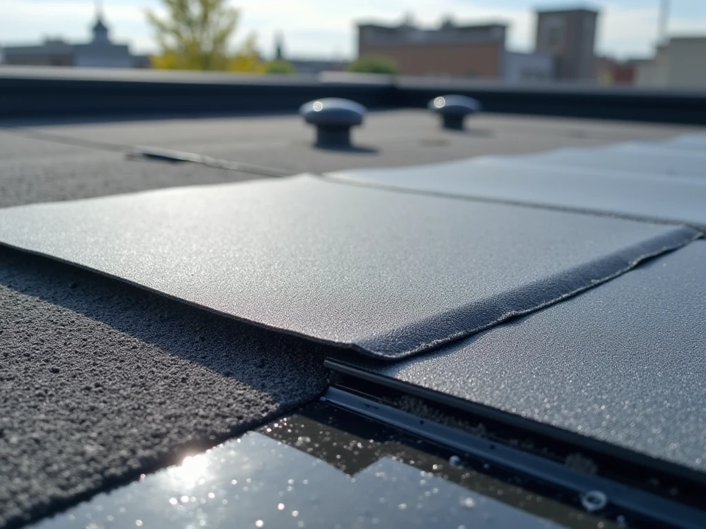 Modified Bitumen roofing type of roof